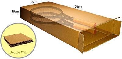tennis racket shipping box